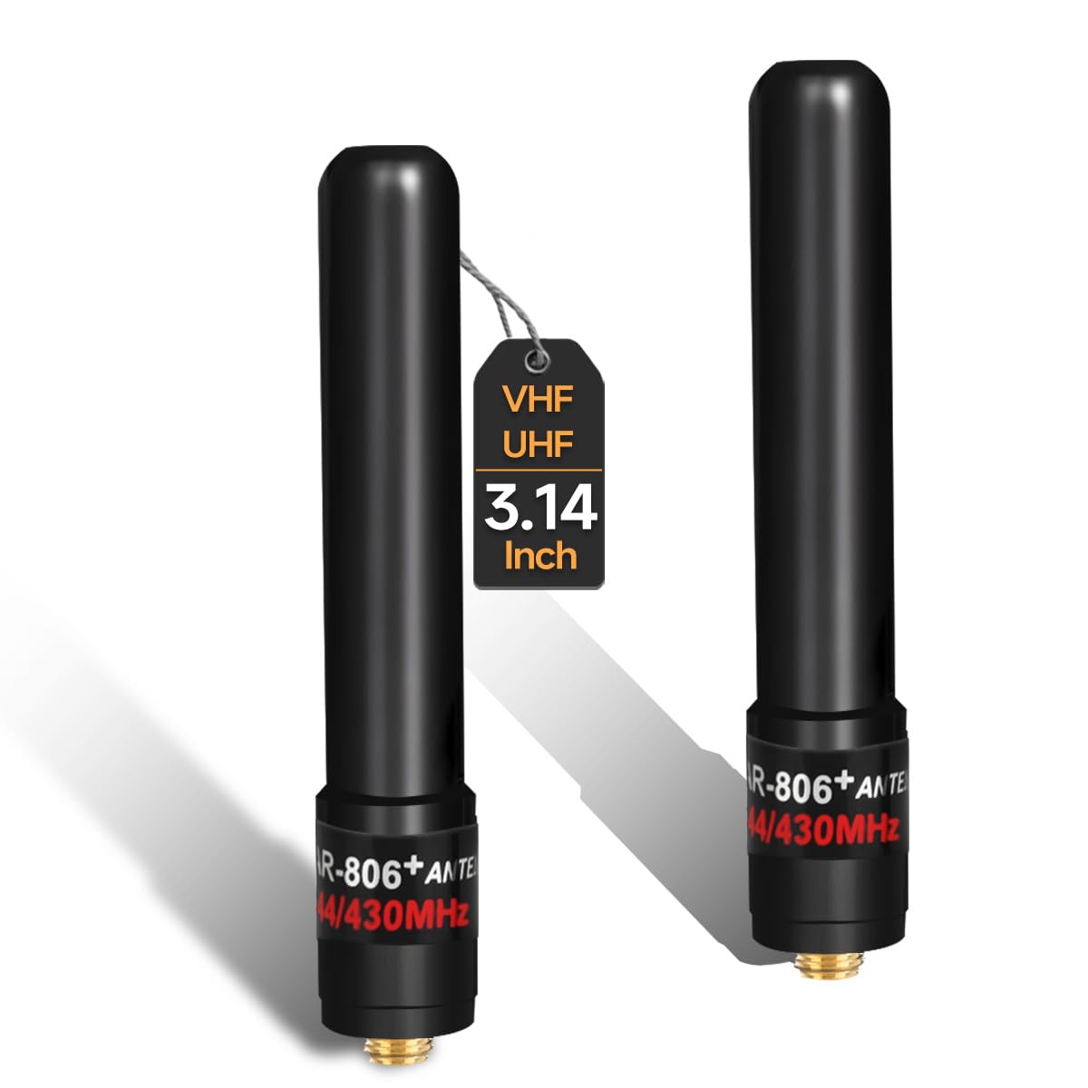VHF／UHF ANTENNA Amazon.com: ABBREE Ham Radio 3.14-Inch Stubby Short Antenna